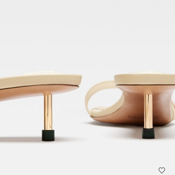 Jacquemus geometric buckle  mule slides  Les Sandales Regalo Basses Size 38 - Picture 13 of 13